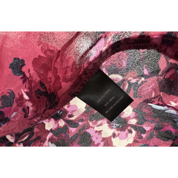 NWT Torrid Georgette Puff Sleeve Peasant Blouse Long Sleeve V-Neck Plus Size 3X - Picture 8 of 10